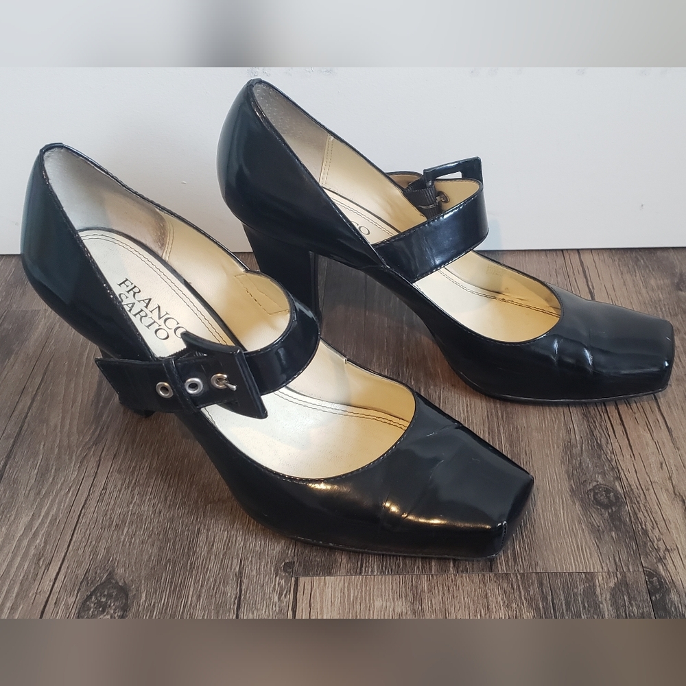 Franco Sarto Heels Black Sz 8.5